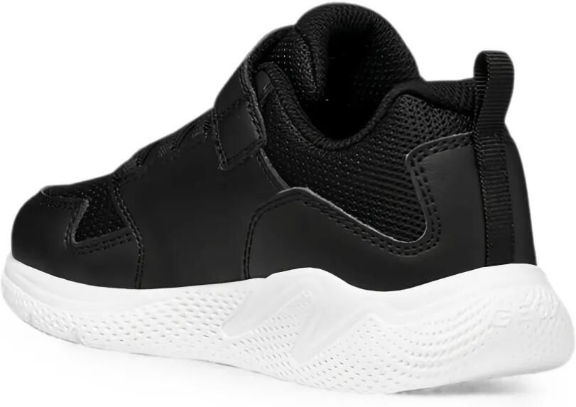 Geox Kids Sprintye sneakers met klittenband en vlakken Zwart - Foto 3