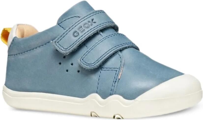 Geox Kids SteppieUp leren low-top sneakers Blauw