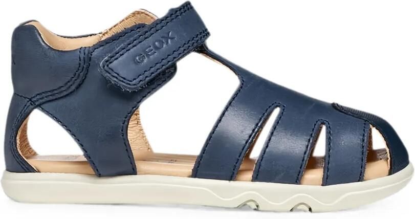 Geox Kids Steppieup sandalen met klittenband Blauw