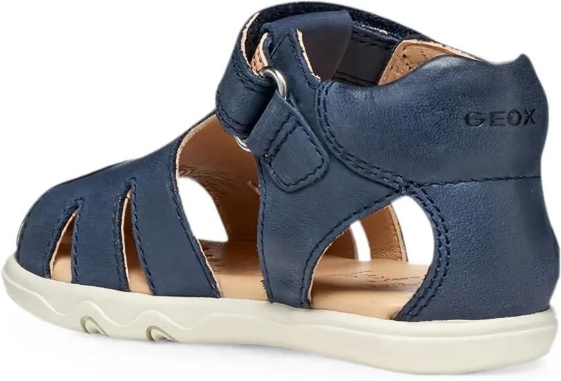 Geox Kids Steppieup sandalen met klittenband Blauw - Foto 3