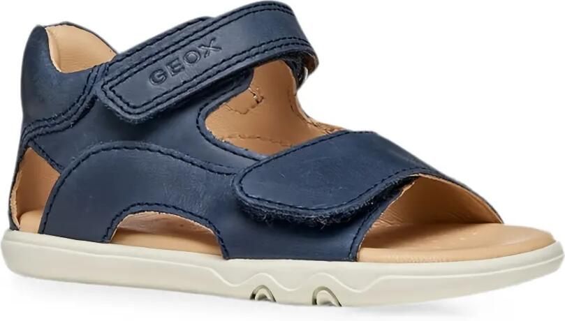 Geox Kids Steppieup sandalen met klittenband Blauw