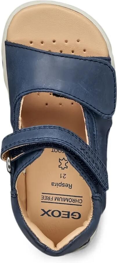 Geox Kids Steppieup sandalen met klittenband Blauw - Foto 3