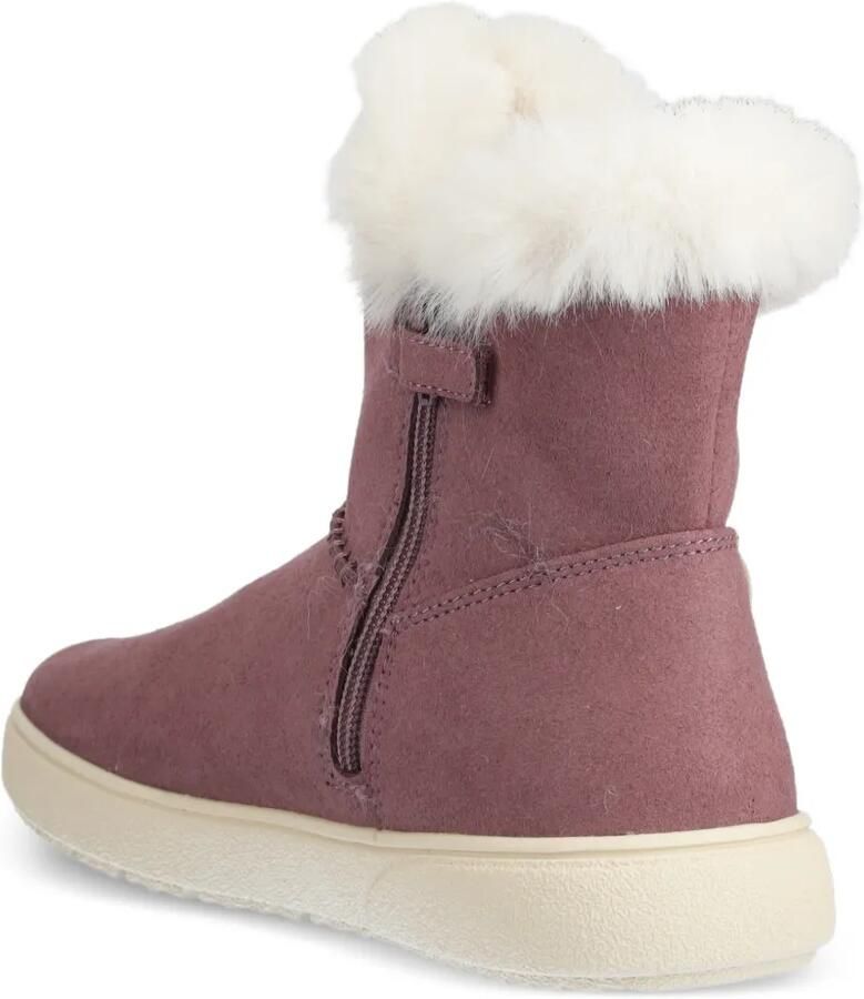 Geox Kids Theleven faux fur-trim boots Roze - Foto 2
