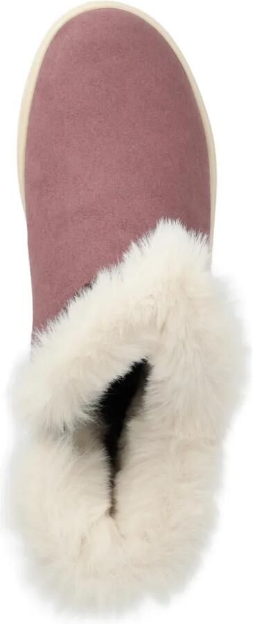 Geox Kids Theleven faux fur-trim boots Roze - Foto 3