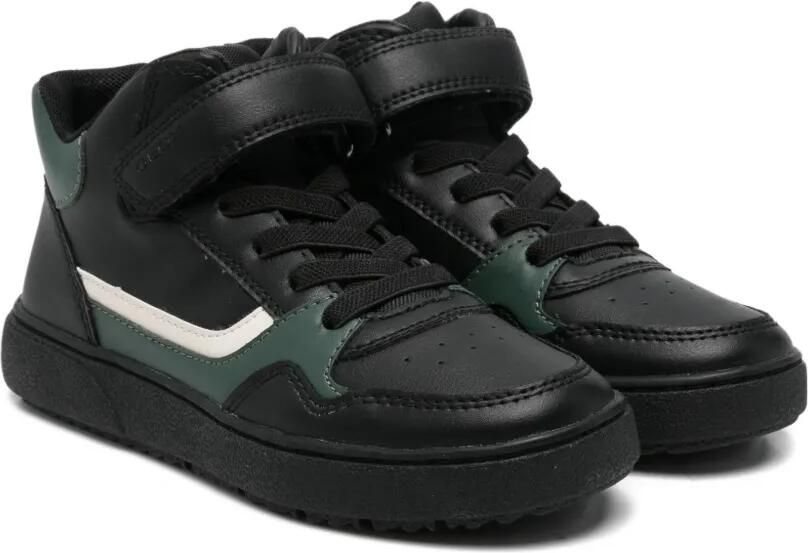 Geox Kids Theleven sneakers met klittenband Zwart