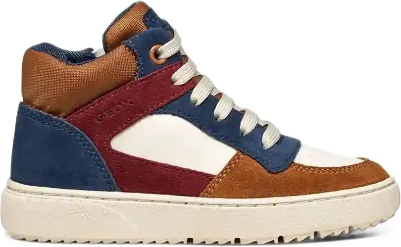 Geox Kids Theleven sneakers Wit