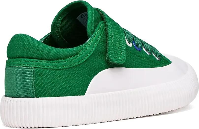 Geox Kids Tippeste sneakers met klittenband Groen - Foto 2