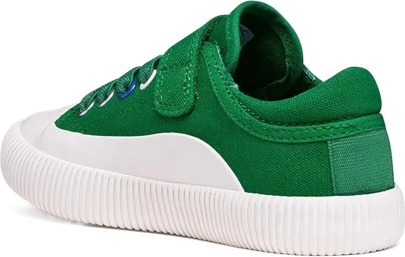 Geox Kids Tippeste sneakers met klittenband Groen - Foto 3