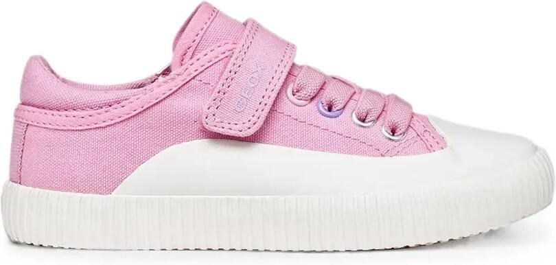 Geox Kids Tippeste sneakers met klittenband Roze - Foto 5