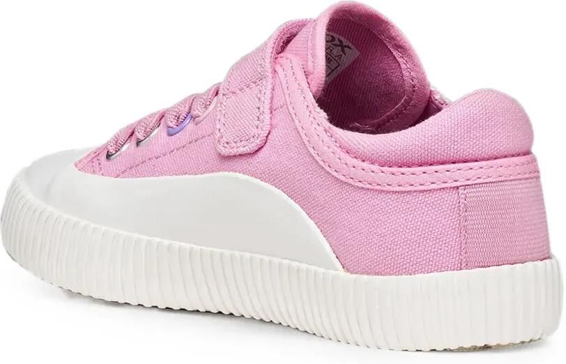 Geox Kids Tippeste sneakers met klittenband Roze - Foto 3