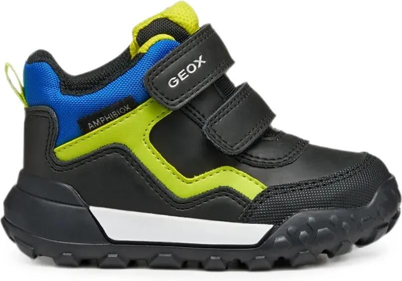 Geox Kids Trekkyup Abx laarzen met klittenband Zwart
