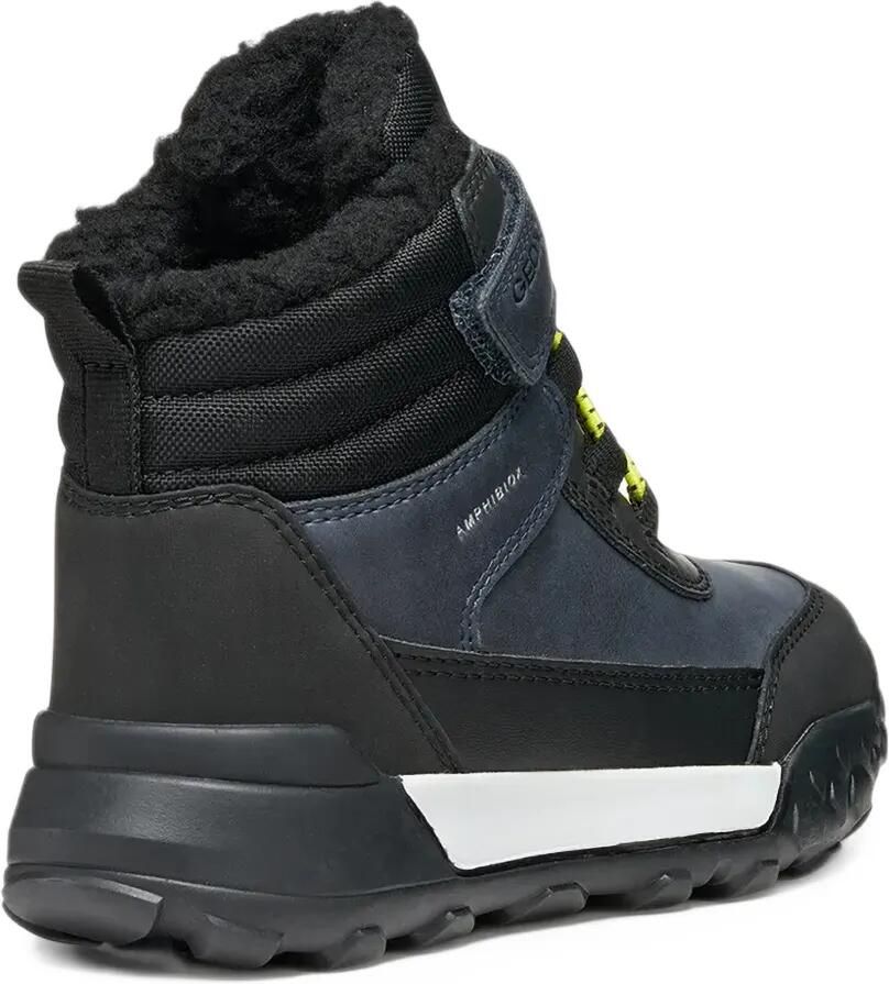 Geox Kids Trekkyup Abx touch-strap ankle boots Blauw