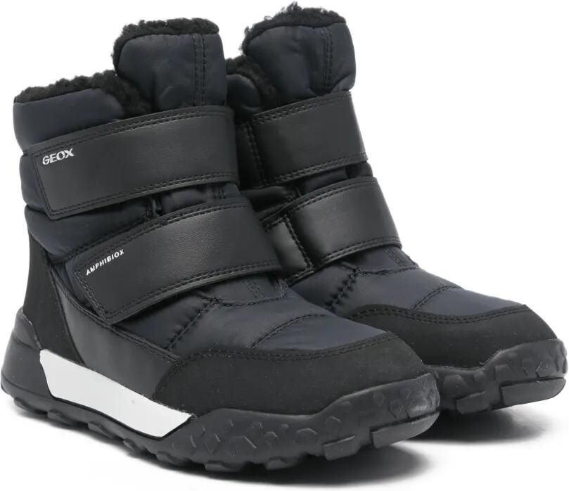 Geox Kids Trekkyup laarzen met klittenband Zwart