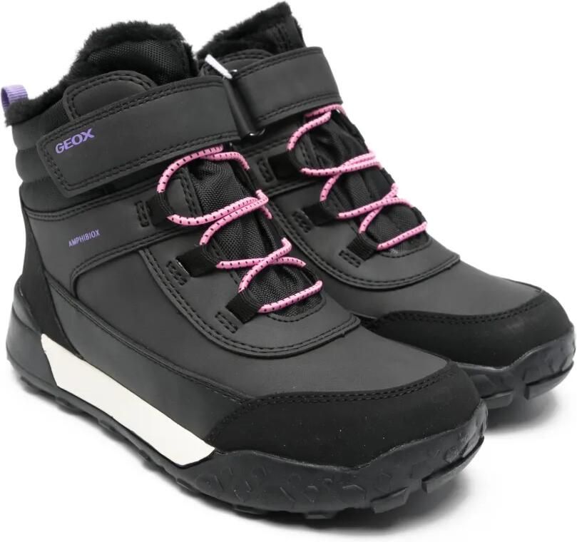 Geox Kids Trekkyup laarzen Zwart