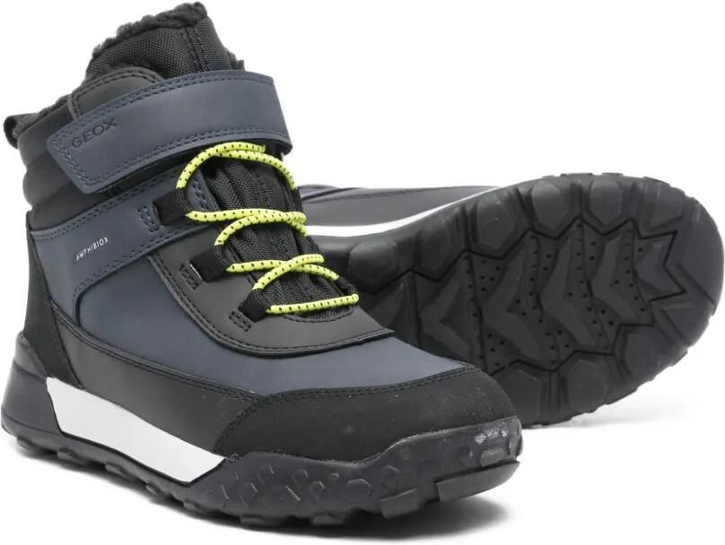 Geox Kids Trekkyup veterlaarzen Blauw - Foto 3