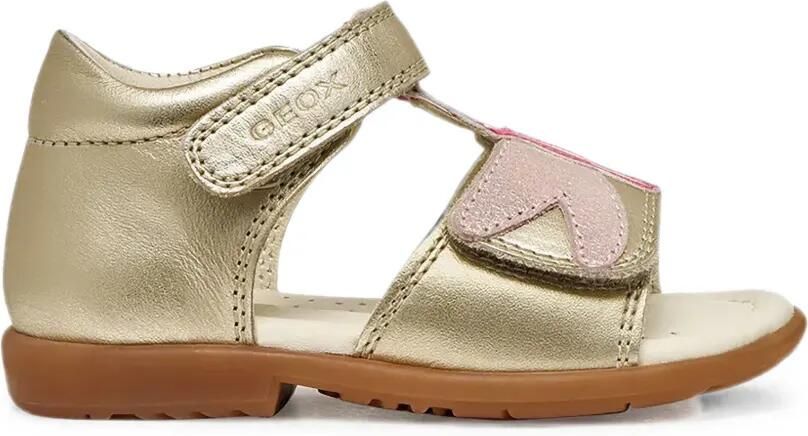 Geox Kids Verred sandalen met klittenband Goud - Foto 5