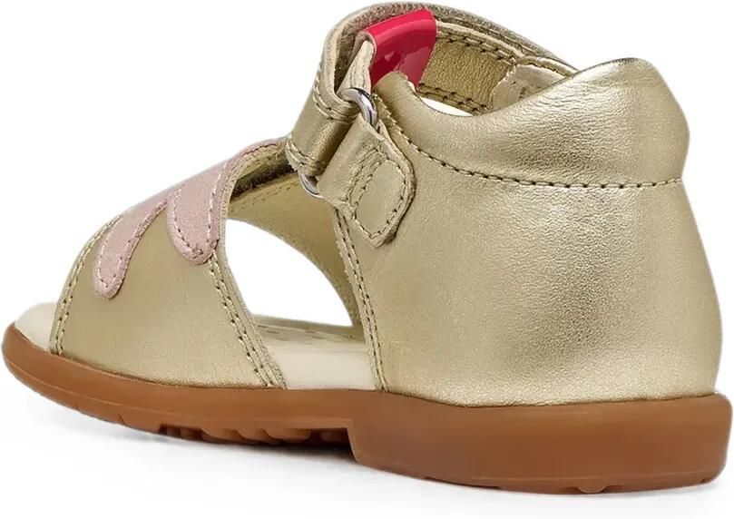 Geox Kids Verred sandalen met klittenband Goud - Foto 3