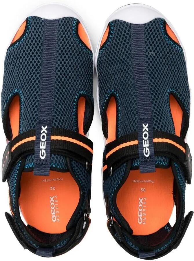 Geox Kids Wader low-top sneakers Blauw - Foto 2