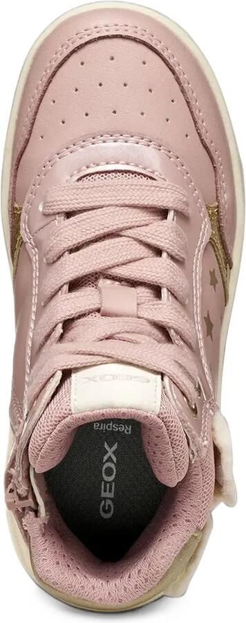Geox Kids Washiba llama-print glitter-detail sneakers Roze - Foto 4