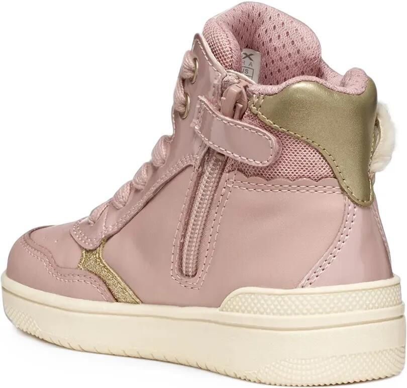 Geox Kids Washiba llama-print glitter-detail sneakers Roze - Foto 3