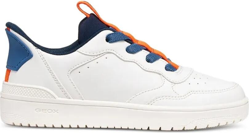 Geox Kids Washiba perforated panelled sneakers Wit