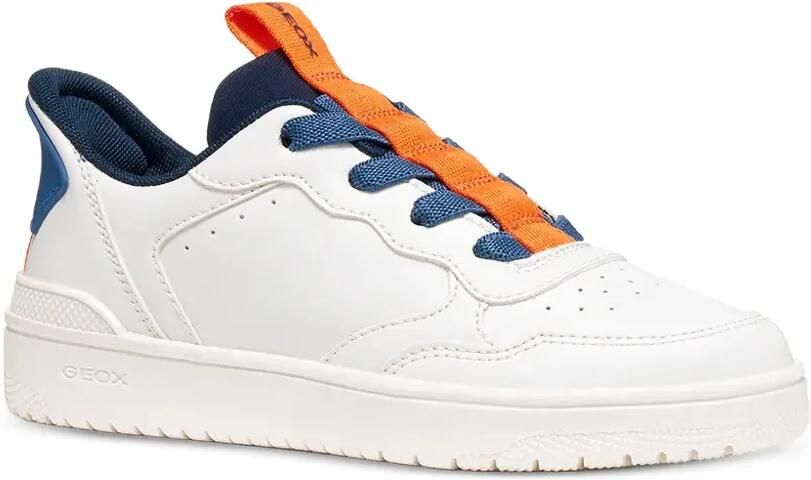 Geox Kids Washiba perforated panelled sneakers Wit - Foto 3