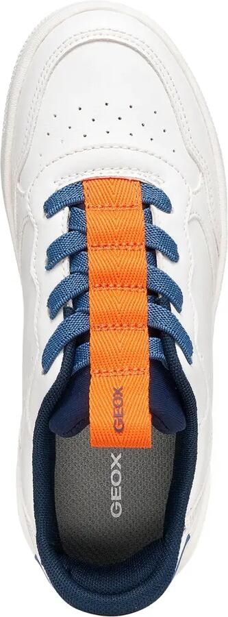 Geox Kids Washiba perforated panelled sneakers Wit - Foto 4