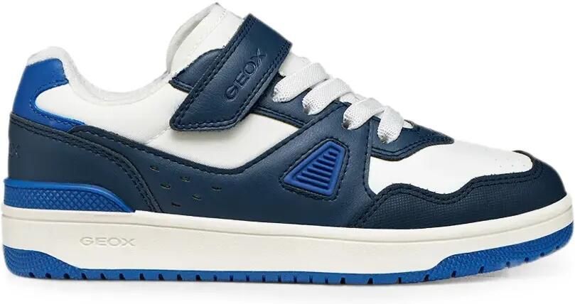 Geox Kids Washiba sneakers met klittenband Blauw - Foto 4
