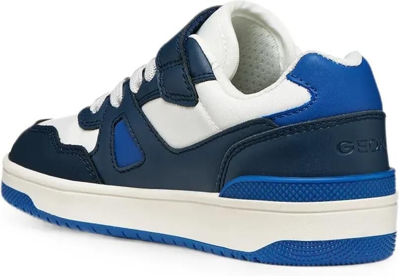 Geox Kids Washiba sneakers met klittenband Blauw - Foto 3