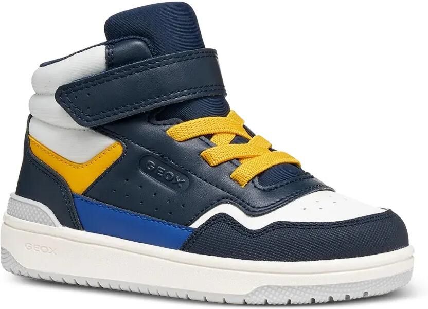 Geox Kids Washiba sneakers met klittenband Blauw - Foto 3