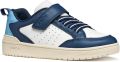 Geox Kids Washiba sneakers met klittenband en geperforeerde details Blauw - Blauw