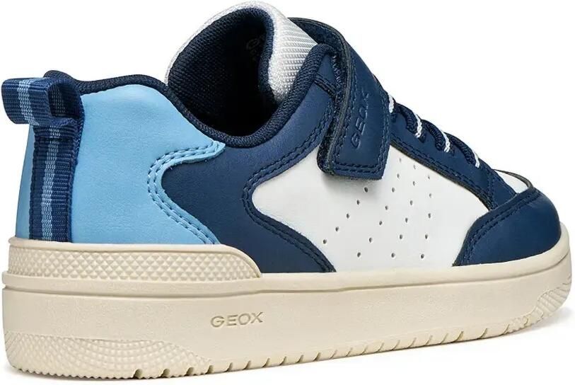Geox Kids Washiba sneakers met klittenband en geperforeerde details Blauw - Foto 2