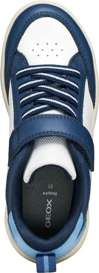 Geox Kids Washiba sneakers met klittenband en geperforeerde details Blauw - Foto 5
