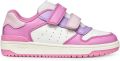 Geox Kids Washiba sneakers met klittenband en geperforeerde details Roze - Roze