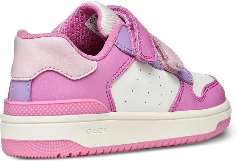 Geox Kids Washiba sneakers met klittenband en geperforeerde details Roze - Foto 2