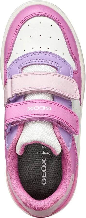 Geox Kids Washiba sneakers met klittenband en geperforeerde details Roze - Foto 5