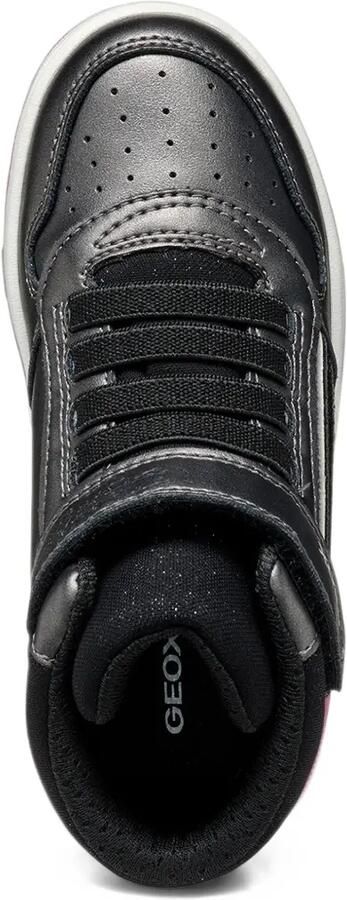 Geox Kids Washiba touch-strap high-top sneakers Grijs - Foto 4