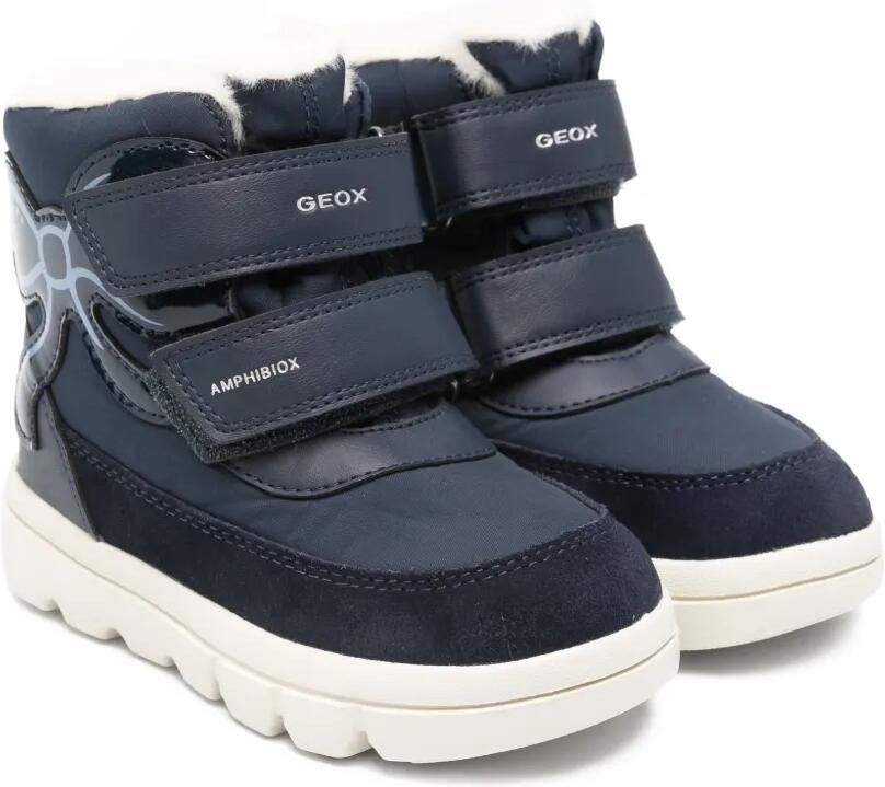 Geox Kids Willaboom Abx laarzen met bandje Blauw