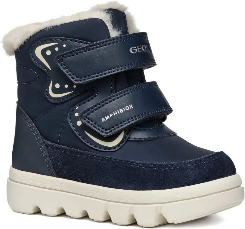 Geox Kids Willaboom enkellaarzen Blauw