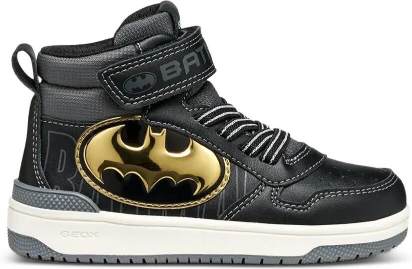 Geox Kids x DC Comics Bat sneakers met klittenband Zwart - Foto 3