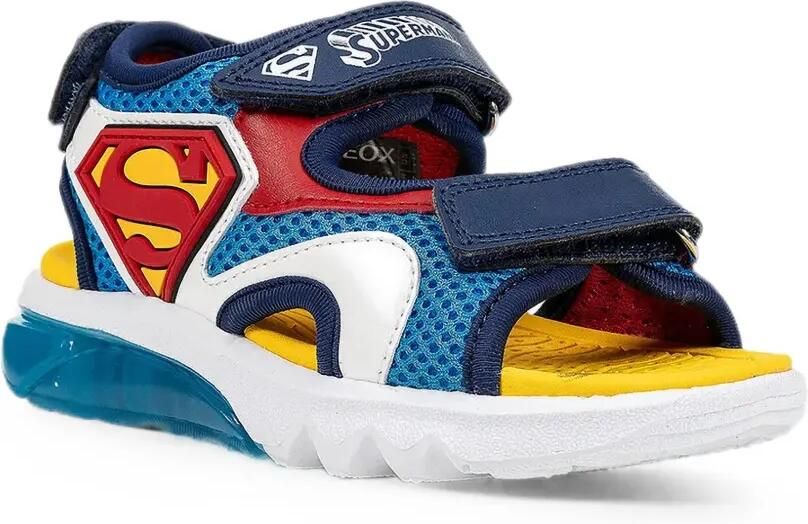 Geox Kids x Super Cyberdron sandalen met klittenband Blauw