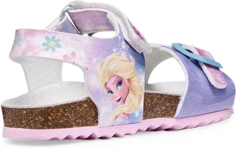 Geox Kids x Disney Adriel sandalen met gespsluiting en glitters-effect Paars - Foto 2