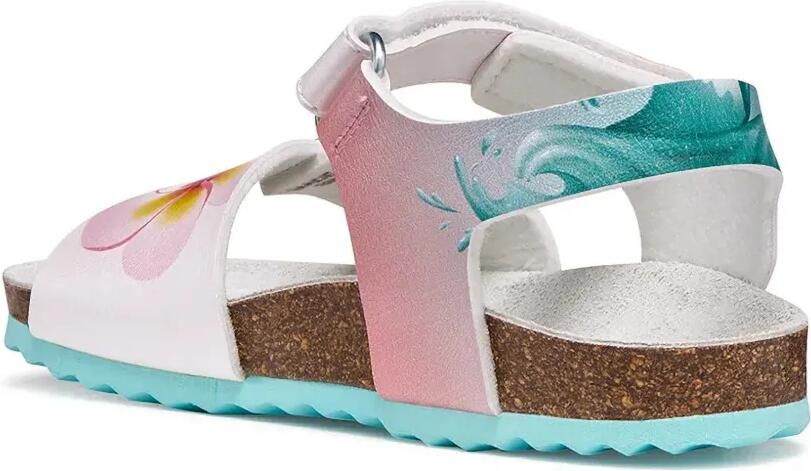 Geox Kids x Disney Moana sandalen met gespsluiting Wit - Foto 3