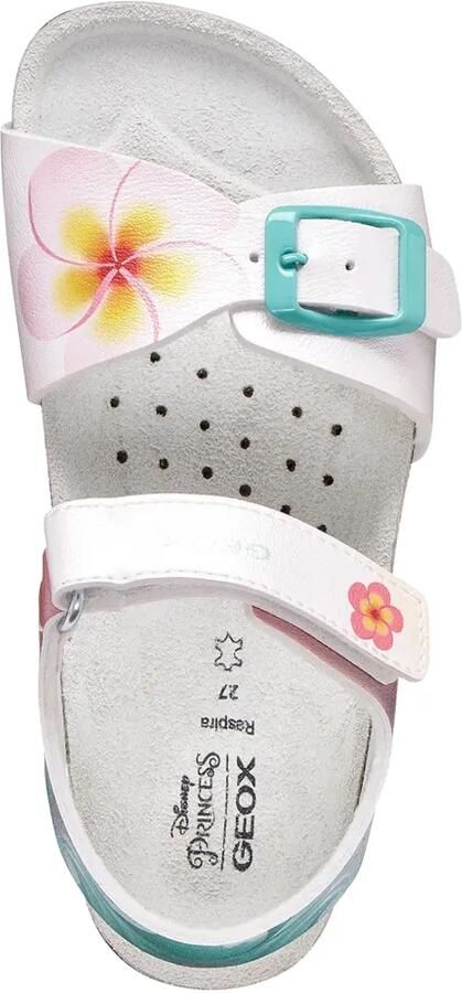 Geox Kids x Disney Moana sandalen met gespsluiting Wit - Foto 4