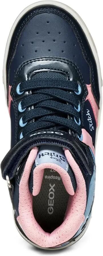 Geox Kids x Disney Stitch Skylin sneakers Blauw