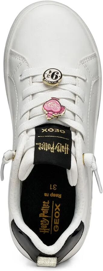 Geox Kids x Harry Potter Eclyper sneakers Wit - Foto 4