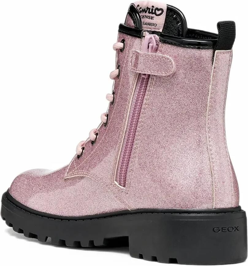 Geox Kids x Hello Kitty Casey glitter-effect ankle boots Roze - Foto 2