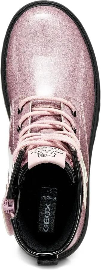 Geox Kids x Hello Kitty Casey glitter-effect ankle boots Roze - Foto 3