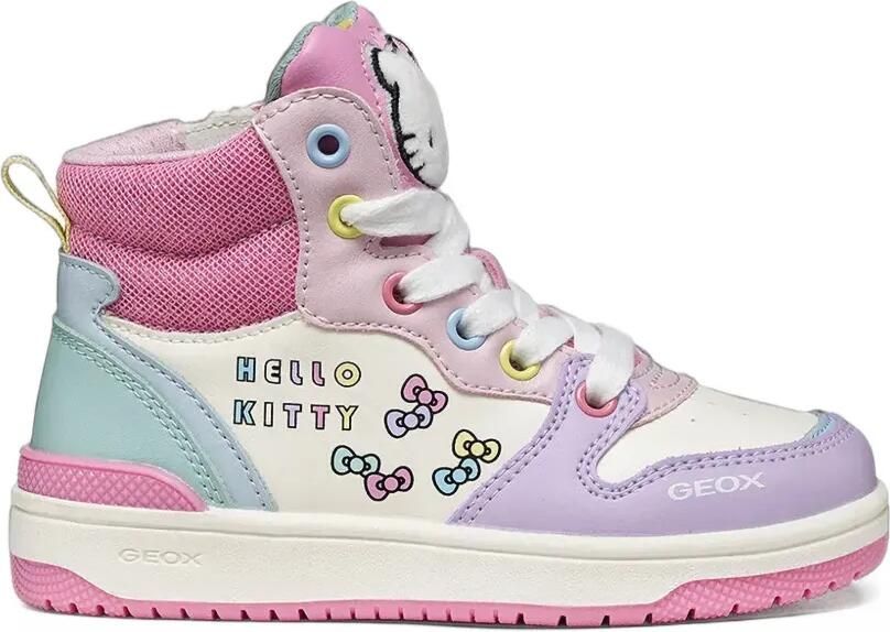 Geox Kids x Hello Kitty high-top sneakers Wit