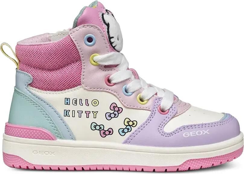 Geox Kids x Hello Kitty high-top sneakers Wit